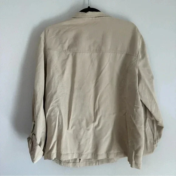 Pendleton Women’s Tan Button Down Jacket & Pant Set Size XL (Top)/16 (Pants) GUC - Picture 8 of 15